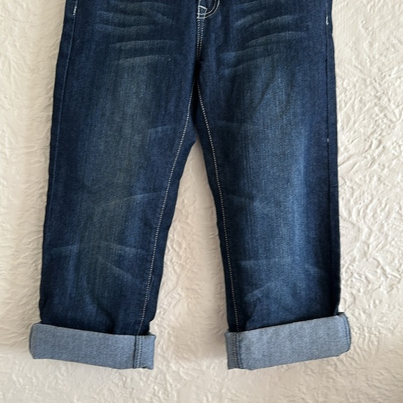 7 for all mankind Dark Wash A Pocket Cropped Jeans Embroidered Stud Pockets 29 - Picture 6 of 11